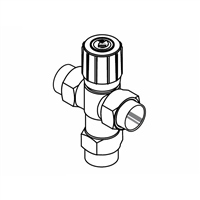 Radiant Mixing Valve, 3/4" NPT fittings