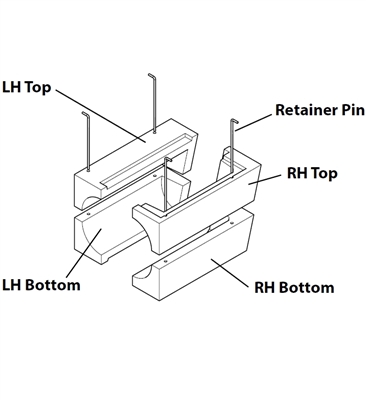 Refractory, Fireball Tunnel - Classic Edge 865, LH Top