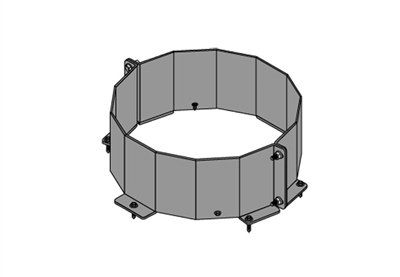 Chimney Base Brace Kit, 8"