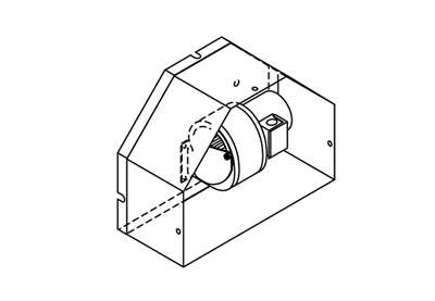 Draft Inducer, Ripple Front Door, s/n 13428-s/n 19125