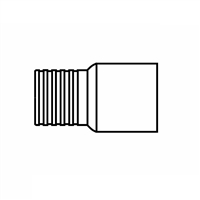 PEX Adapter, 1” PEX x 1” sweat fitting