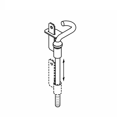Door Lock Kit for Cam Loc models (including CL 7260 cast-iron door)