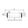 Shell & Tube Exchanger, Titanium, 55k Btu