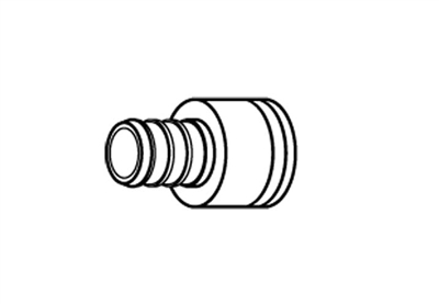 Female Adapter, 1/2" barb x 1/2 sweat fitting