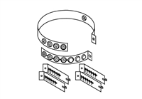 Chimney Attachment Ring, 6"/8"