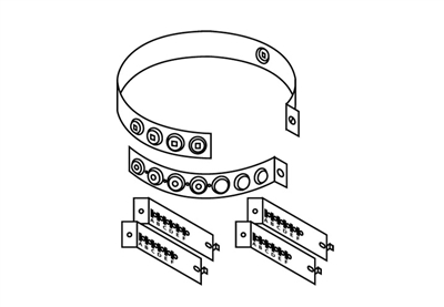 Chimney Attachment Ring, 6"/8"