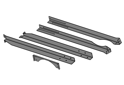 Chimney Support Brace Kit, CL 7260 and Pallet Burner