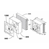 Motor Frame for Suspended Space Heater - 220k Btu