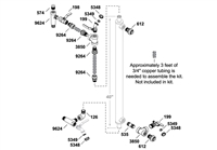 Push-fit Water Heater Fittings Kit