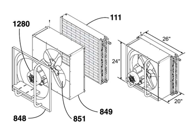 Suspended Space Heater, 220K Btu