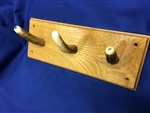 Stag Antler Tine Coat Hooks ( 3 Hooks )