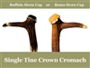 Clan - Red Deer Antler Crown Single Tine Cromach