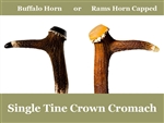 Premium - Red Deer Antler Crown Cromach