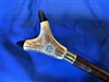 Staghorn Thumbstick With  Silver Celtic Shield Knot