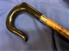 Hand Carved Black Horn Crook (Half ) Turned Nose)