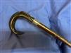 Hand Carved Black Horn Crook( Market Stick)