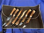 Antler Handled Steak Knives ( Wrap )