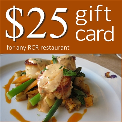 $25 RCR Restaurant Gift Card