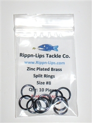 Rippn-Lips Tackle Company Zinc Plated Split Rings