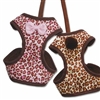 Leopard Print Cat Harness with leash