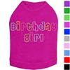 Rhinestone Birthday Girl Dog Shirt