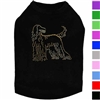 Afghan Hound Rhinestone Dog Shirt