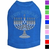 Happy Hanukkah Rhinestone Dog Shirt