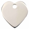 Stainless Steel Heart Pet ID Tags
