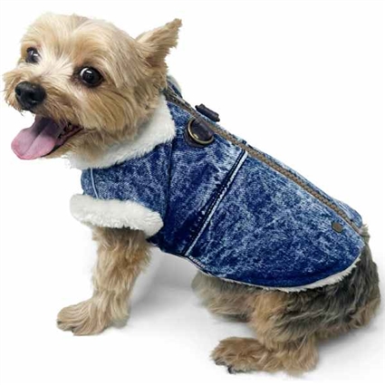 Fido fleece dog coat size clearance chart