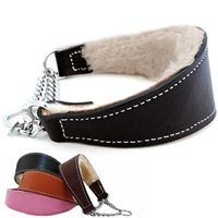 Leather Martingale Greyhound Dog Collar