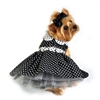 Black and White Polka Dot Dog Dress