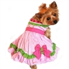 Pink Watermelon Small Dog Harness Dress