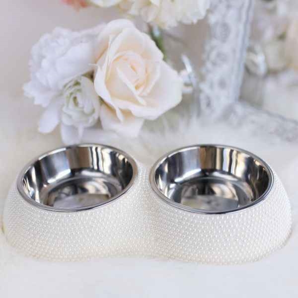 Fancy pet shop bowls