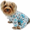 Dog Pajamas | Blue Hearts Fleece
