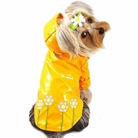 Daisies Dog Raincoat