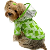 Clear View Froggy Dog Raincoat