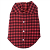 Flannel Dog Shirt | Red Buffalo Plaid