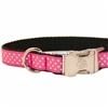 Pink Polka Dots Dog Collar