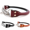 Rolled Leather Martingale Dog Collars