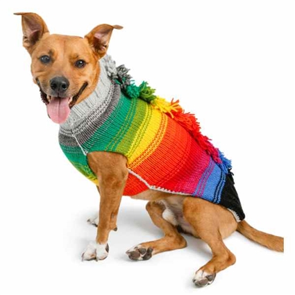 Rainbow Mohawk Dog Sweater | Organic Wool
