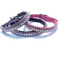 Fancy Diamonds Cat Collars | Pink or Purple