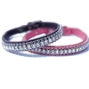 Fancy Diamonds Puppy Collars | Pink or Purple