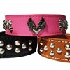 The Heart of a Bully Leather Dog Collar - Tapered