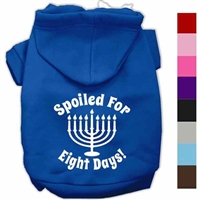 Hanukkah Dog Hoodies | Spoiled for 8 Days