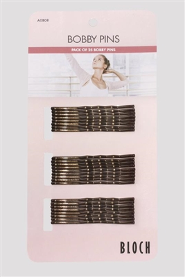 BLOCH Bobby Pins - Black, Brown, Blonde