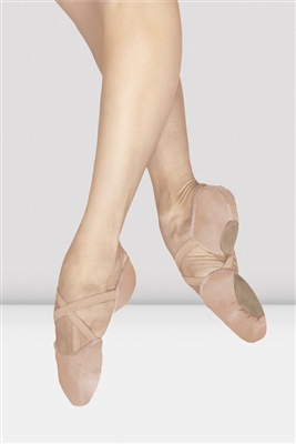 BLOCH Ladies Elastosplit Canvas Ballet Shoes - You Go Girl Dancewear!
