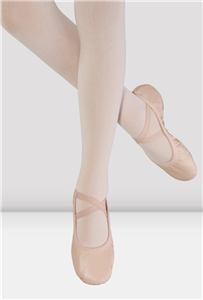 BLOCH Girls / Ladies Odette Leather Ballet Shoes without Drawstring - You Go Girl Dancewear!