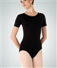 Body Wrappers Plus Size Short Sleeve Leotard