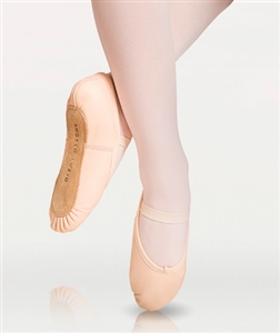 Body Wrappers Full Sole Leather Pleated Ballet Slipper - You Go Girl Dancewear!