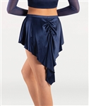 Body Wrappers Tween Short Tapered Satin Skirt